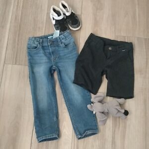 OshKosh B'gosh Denim Jeans And Hurley Skater Shorts